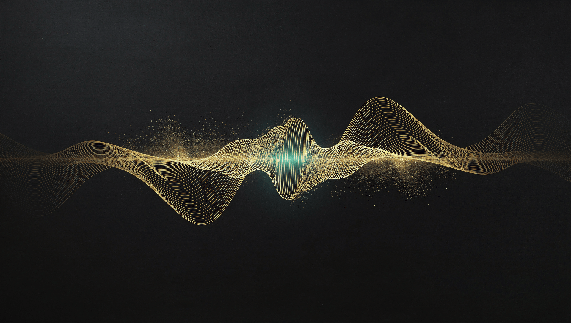 Abstract visual representing an AI voice agent answering and routing calls.
