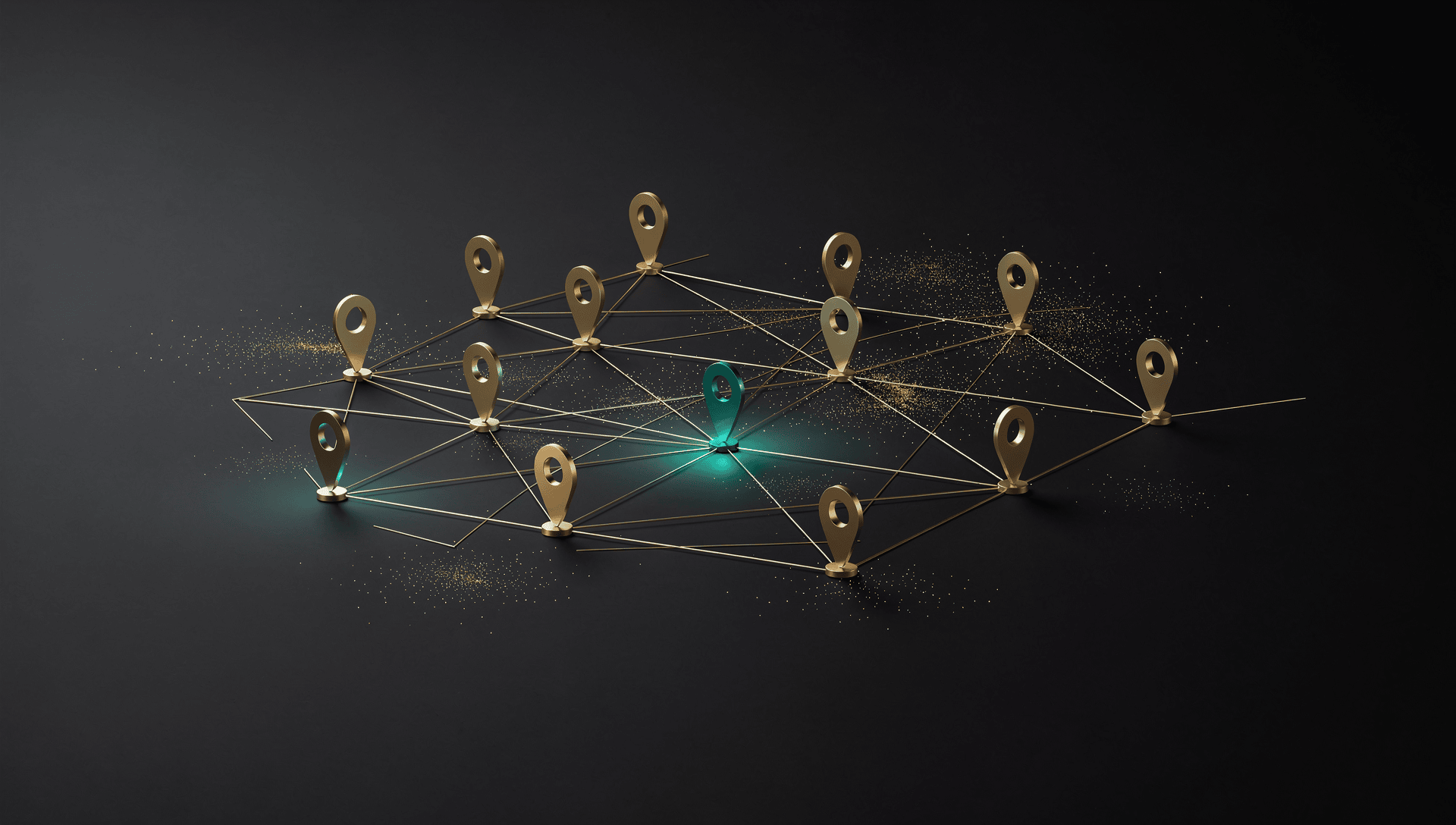 Abstract visual representing a live tax-services website and secure remote access.